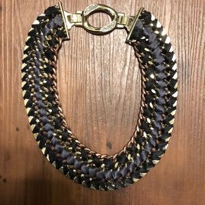 STELLA&DOT  Rhinestone Tempest Ribbon Choker